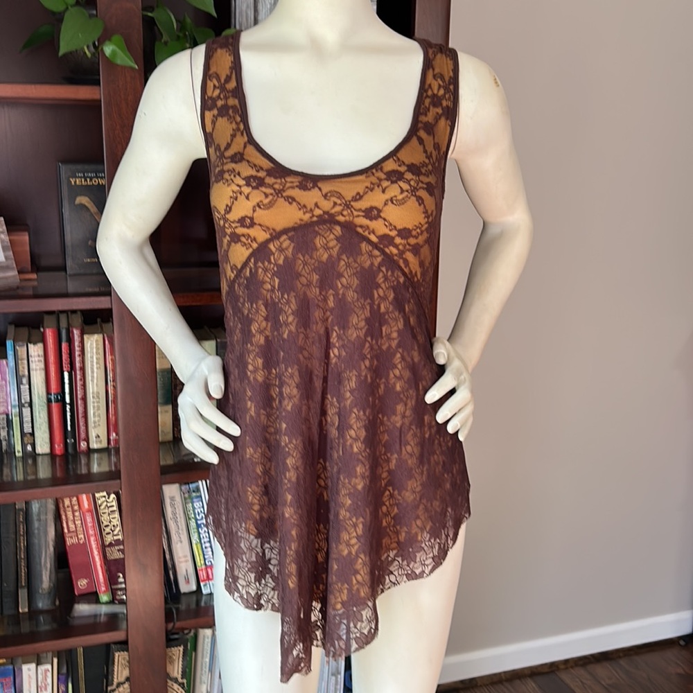Silence + Noise lace top